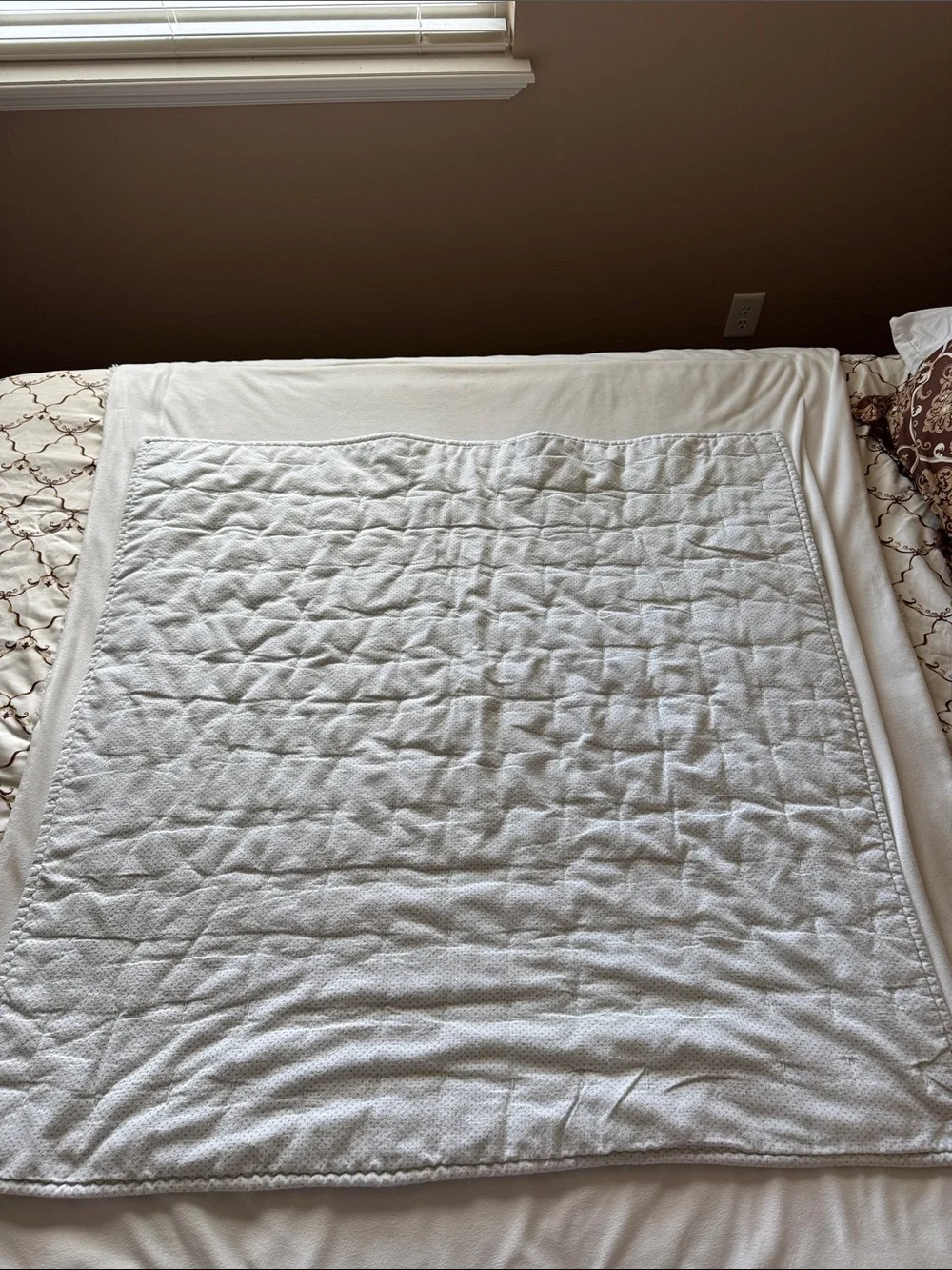 Flannel baby quilt